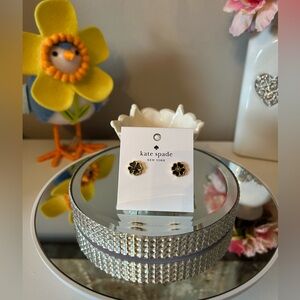 NWT! Kate Spade ♠️ Spades & Studs Enamel Earrings